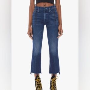 Mother The Insider Crop Step Fray - Good For You Size 26